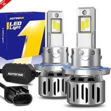 AUTOONE H13 9008 LED Headlight Bulbs High Low Beam Conversion Kit 6500K 80000LM