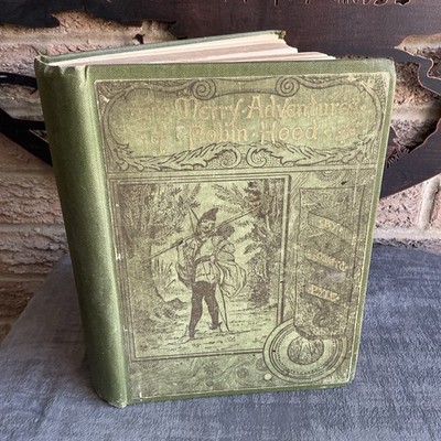 The Merry Adventures Of Robin Hood By Howard Pyle HB 1st Edition 1883 Sampson