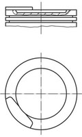 Kolben Mahle 011 08 12 FüR Corsa Opel T92 T85 Astra J82 Kadett Cc Ascona S83 J89