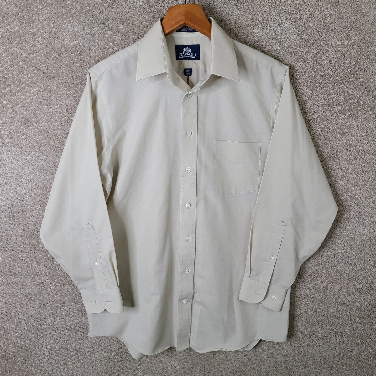 Ivory Cotton Blend Dress Shirts for Men for sale | eBay Ivory Cotton Blend Dress Shirts for Men for sale | eBay