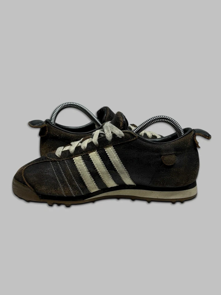 Adidas Chile 62 Vintage Años 2000 Parte Superior Baja Cuero Marrón Tenis Zapatos Talla 37.5 EU Foto 4 de 4