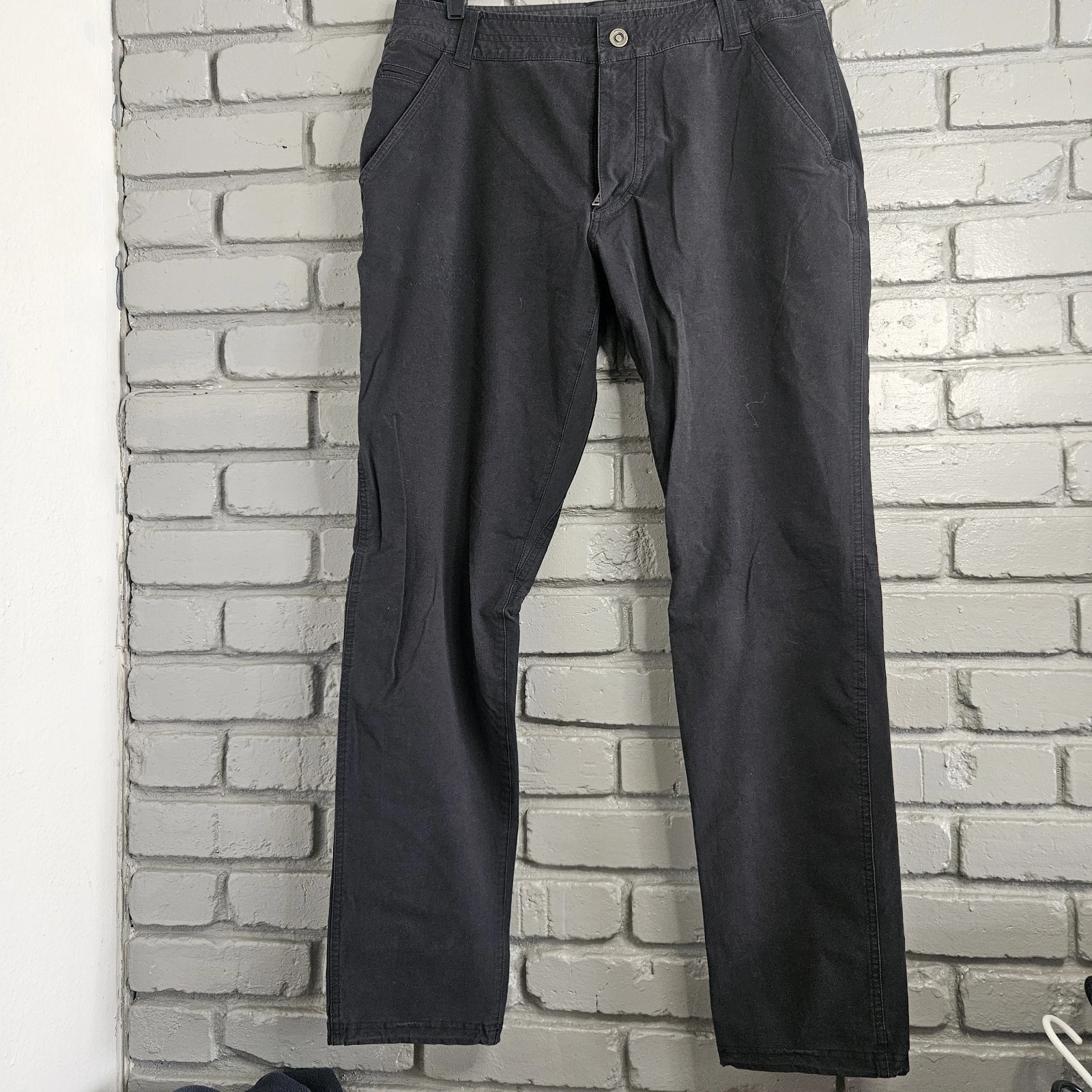 Kuhl Mens Pants 34 X 32 Resistor Grey Xkanvas Technical Hiking Workwear