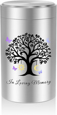 Mini Urn for Human Ashes 3.54 Inch Small Urns for Human Ashes Keepsake Memorial