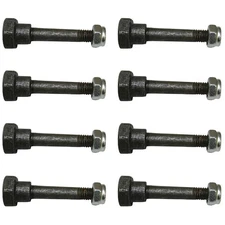 Set Of 8 Shear Pin With Nut, 2" X 1/4" Fits Universal Models