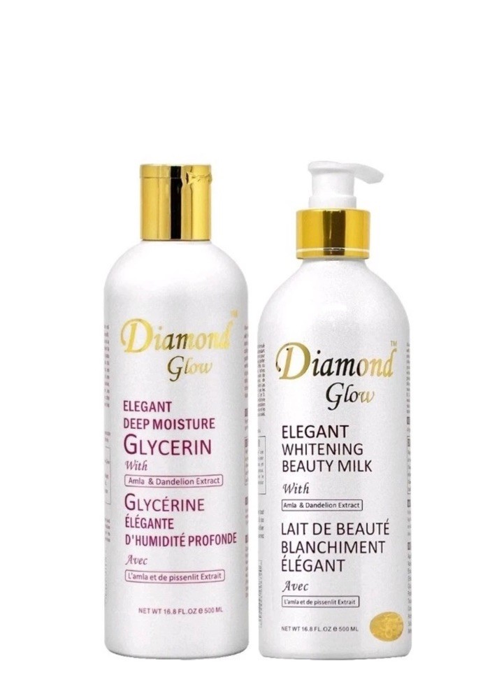 Diamond Glow Lotion 16.8oz + Glycerin 16.8oz