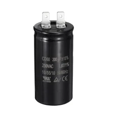 CD60 Run Capacitor, 200uF 250VAC 50/60Hz