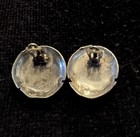Sterling silver, Rose, Clip on earrings from Poland. Assayed in Proznan. 13.1g — photo 3