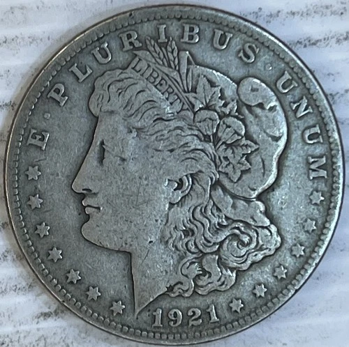 1921S Morgan Silver Dollar Uncertified Very Fine Plus Circulated Condition