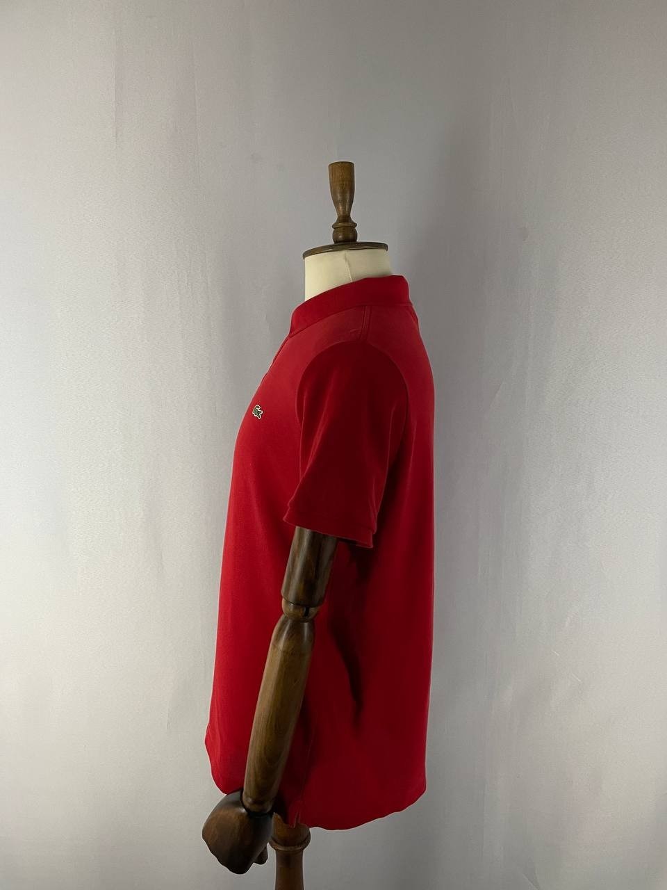 Lacoste Mens Golf Polo Shirt Size XL Red Cotton Short Sleeve Slim-Fit thumbnail 7