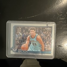 Topps Chrome 2025-26 Tidjane Salaun #8 Charlotte Hornets Basketball Card