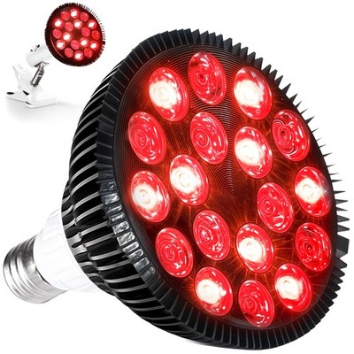 LifePro InfraGlow NIR  Red Light Therapy Lamp - Infrared Red Light Therapy Bu...