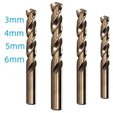 Cobalt Drill Bit Set M35 HSS Twist Bits for Hard Metal Stainless Steel 4PCS