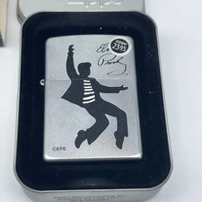 Zippo Lighter Elvis Presley Jailhouse Rock 20244 Collectible Tin Box USA 2003