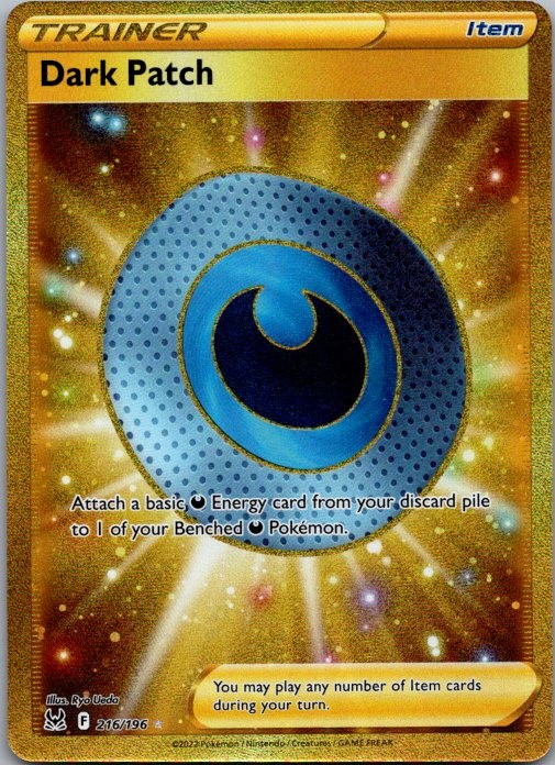 Dark Patch 216/196 Secret Rare Lost Origin Pokemon Holo Near Mint