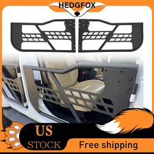 Direct Bolt-on Half Front Mesh Tube Doors For 2007-2018 Jeep Wrangler Jk 24d