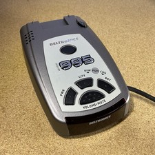 Beltronics Vector 995 Radar Detector QL4GS17 Red Disp Tested Working OEM Charger