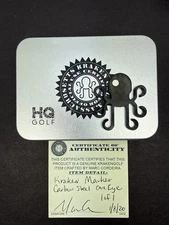 Kraken Golf Carbon Steel One Eye Ballmarker 1/1 White Black