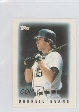 1986 Topps League Leader Minis Darrell Evans #13 g6w