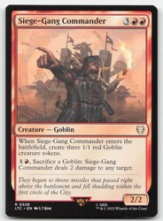 Siege-Gang Commander 228 Commander: The Lord of the Rings: Tales of Middle-earth