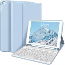 WIRELESS KEYBOARD CASE 10.2 INCH SKYBLUE Detachable Wireless Bluetooth Keyboard