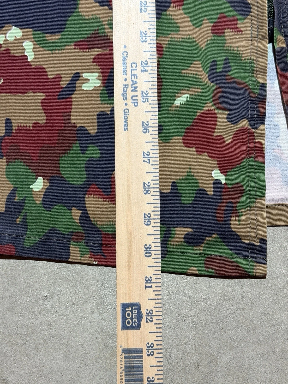 Vintage Swiss Army Jacket Mens Large Alpenflage Camo Combat Field Shirt M83 image 9