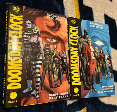 Doomsday Clock Part 1 & 2 Hardcover Collectors Item DC Comics 2020