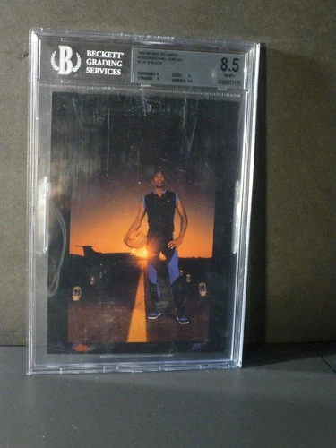 1984-1985 Nike 5x7 Poster Cards Michael Jordan Blue & Black BGS 8.5 HOF