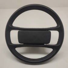 Genuine Porsche 944, 924 S  OEM 4 Spoke Black Leather 365mm Steering Wheel.   6A