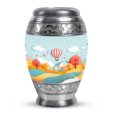 Hot Air Balloon Urns for Ashes Women Adult Cremation Decorative 3Inch Memorial