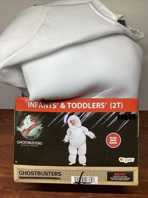Disguise Ghostbusters Frozen Empire Mini Puft costume infants & toddlers 2T