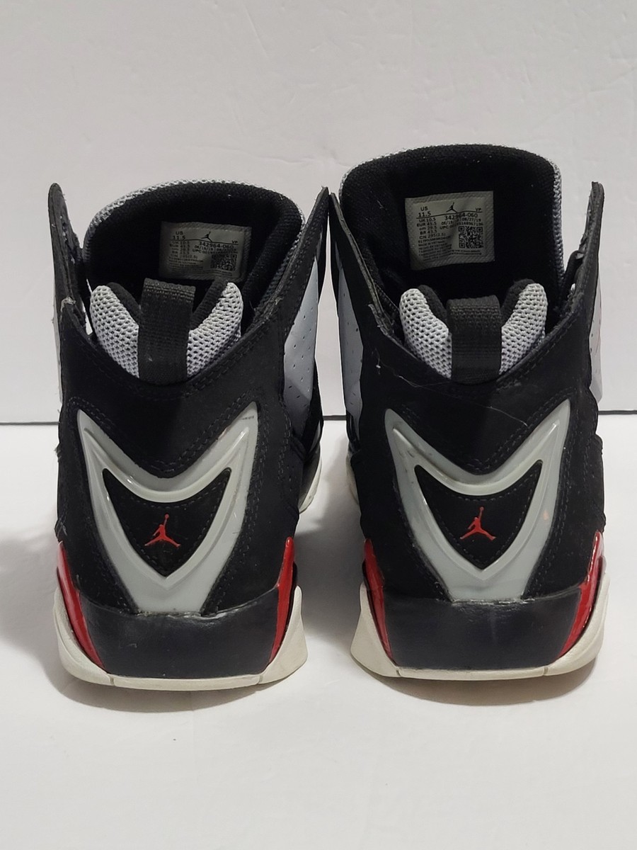 Nike Air Jordan True Flight Black Red Grey Nike 342964–060 Size Men\'s 11.5 Nike Air Jordan True Flight Black Red Grey Nike 342964–060  main image 3