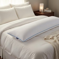 Breathable Memory Foam Body Pillow   Soft  Supportive, Ideal for Pregnant Women