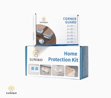 LuNiko 2-in-1 Complete Home Safety & Corner Guard Kit – 48 Pieces | CPSIA & CPC