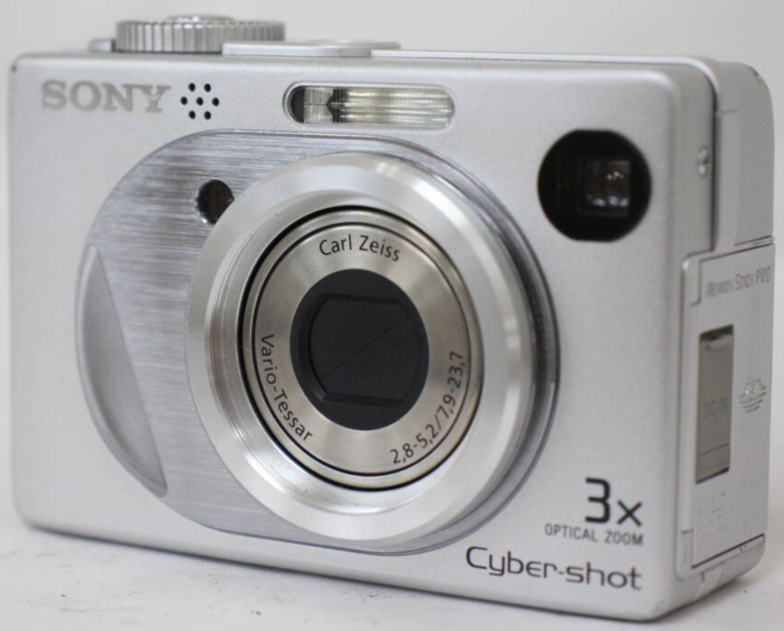 デジタルカメラ Cyber-shot DSC-W1 SONY Sony Cyber-shot DSC-W1 5.1MP Digital Camera - Black for sale