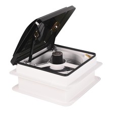 RV Roof Vent Fan 14",Continuously Variable Reversible 12V Remote