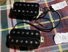 Set of Black Electric Guitar Humbucker Pickups~ 4-lead for Coil Tap