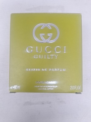 Gucci Guilty Elixir de Parfum Pour Homme 2oz/60ml New In Box Authentic