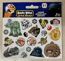 2012 Angry Birds Star Wars Stickers 40 Set Sandy Lion New Sealed Chewbacca  