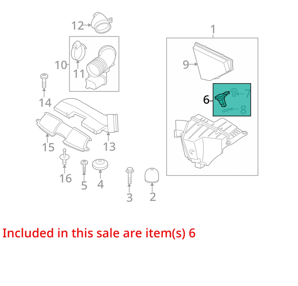 2004 BMW 530i Mass Air Flow Meter Sensor MAF OEM 119K Miles - LKQ311397161 - Image 4 of 4