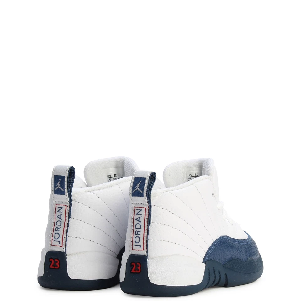 Jordan 12 Retro Blanco/Azul Francés Niño (850000 114) Foto 4 de 4