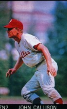 POSTER Johnny Callison Sports Illustrated 1968 vintage Mint ; Phila Phillies