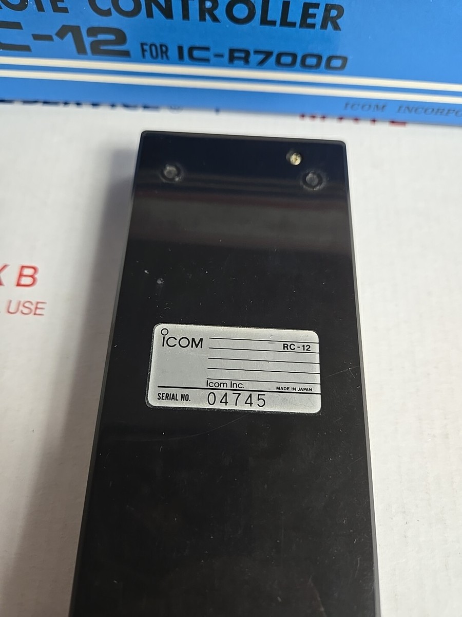ICOM IC-R7000受信機 TV-R7000J リモコン ICOM IC-R7000受信機 TV-R7000J リモコン（Yahoo!オークション