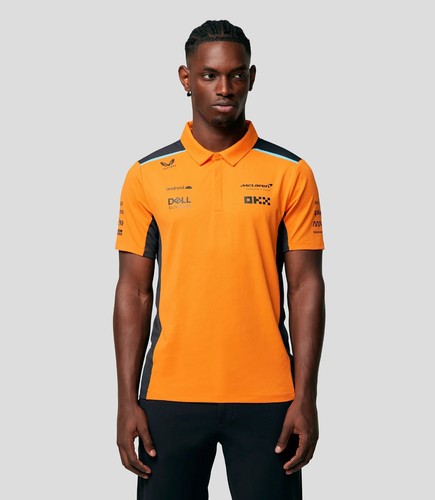 McLaren official F1 Papaya Replica Team Polo 2023 size M New - Picture 1 of 2