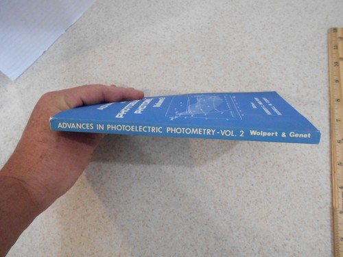Astronomical Advances In Photoelectric Photometry 1984 Wolpert Genet Book - Imagen 14 de 14