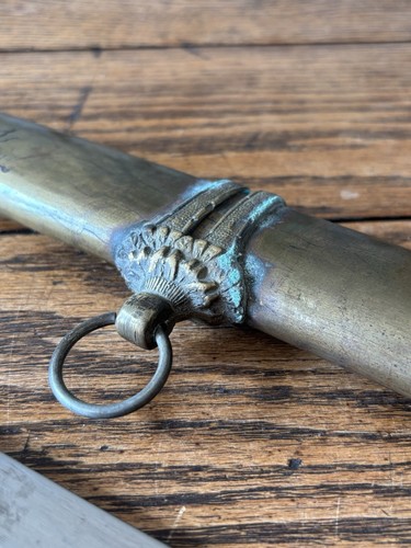 Vintage Japanese Style Katana, With Brass Handle And Sheath.  - Picture 6 of 24