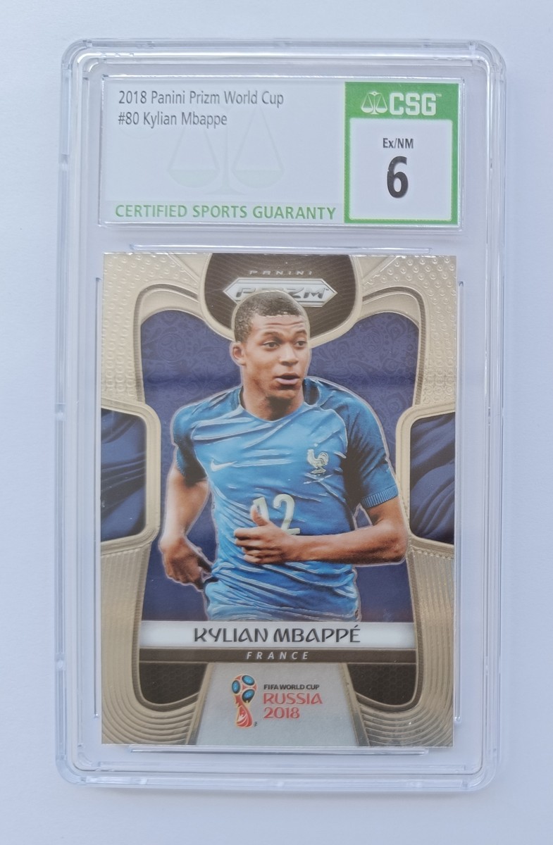 Kylian Mbappe 2018 Panini Prizm World Cup Base RC # 80 France CSG