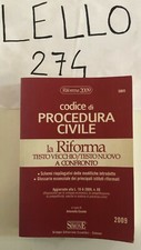 CODICE DI PROCEDURA CIVILE, LA RIFORMA TESTO VECCHIO/NUOVO, Edizioni Simone 2009