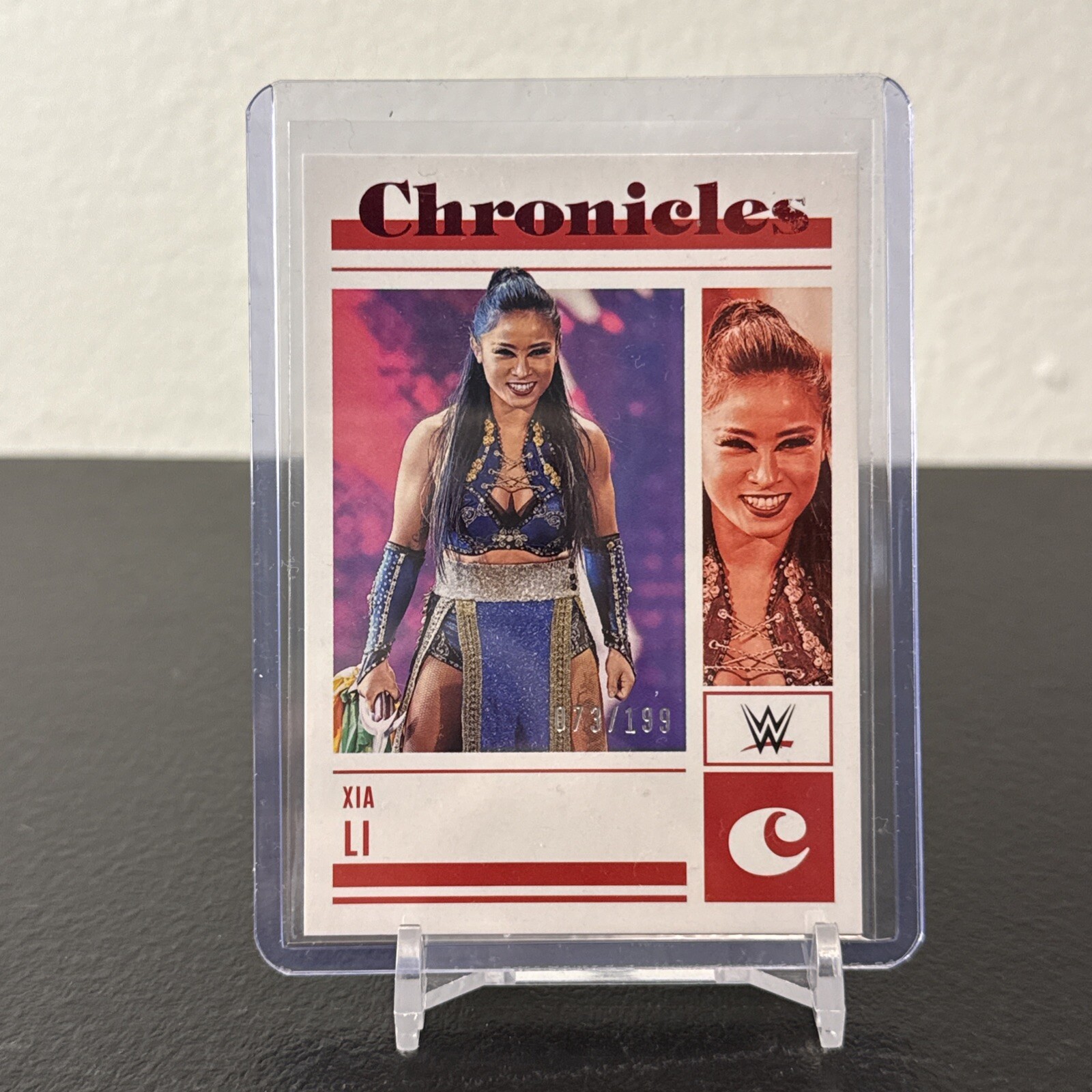 2023 Panini Chronicles WWE Xia Li Red /199 #81