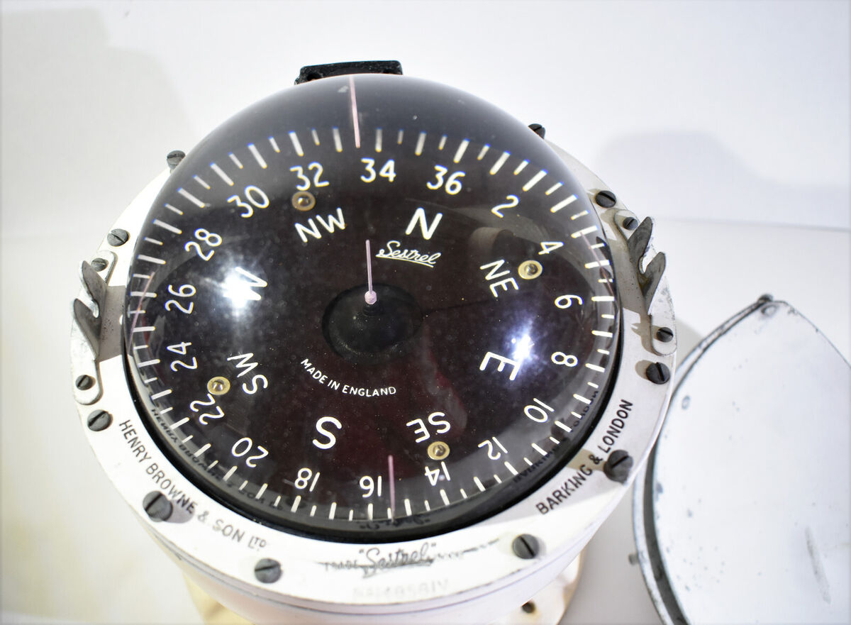 Vintage Working Sestrel Marine Binnacle Compass Henry Browne Vintage Working Sestrel Marine Binnacle Compass Henry Browne