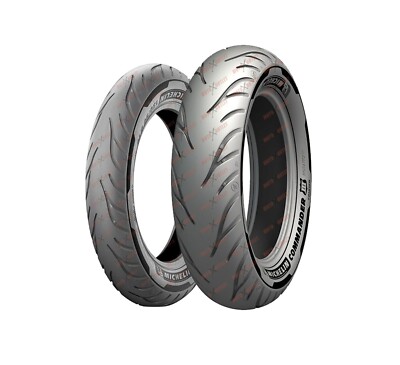 Michelin Commander III MT90B16 MU85B16 Front Rear Motorcycle Tires Set 3
